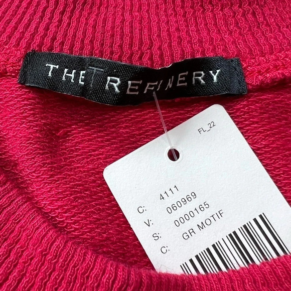 Anthropologie 
The refinery 
Red 
Size small
Pit to pit 19”
Length 23” - Picture 4 of 8